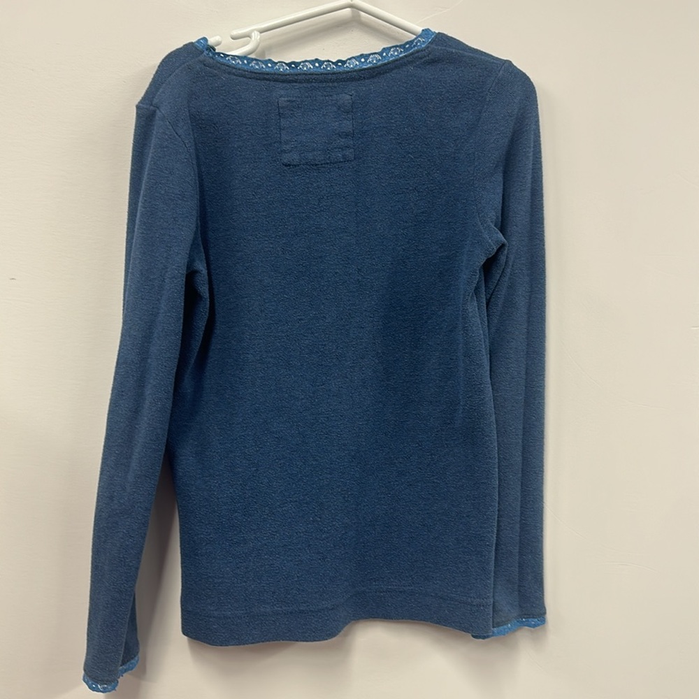 Mini Boden blue thermal long sleeve 7-8 - Picture 6 of 6